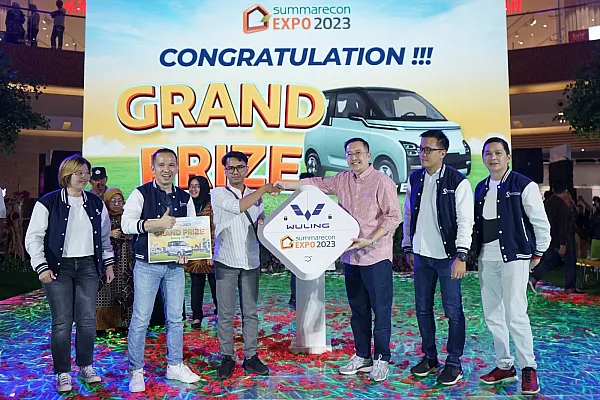 Acara pengundian Grandprize di Summarecon Expo